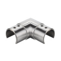 Stainless steel grooved pipe fittings for railing systems